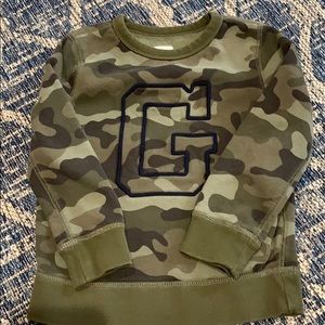 Boys camo sweatshirt